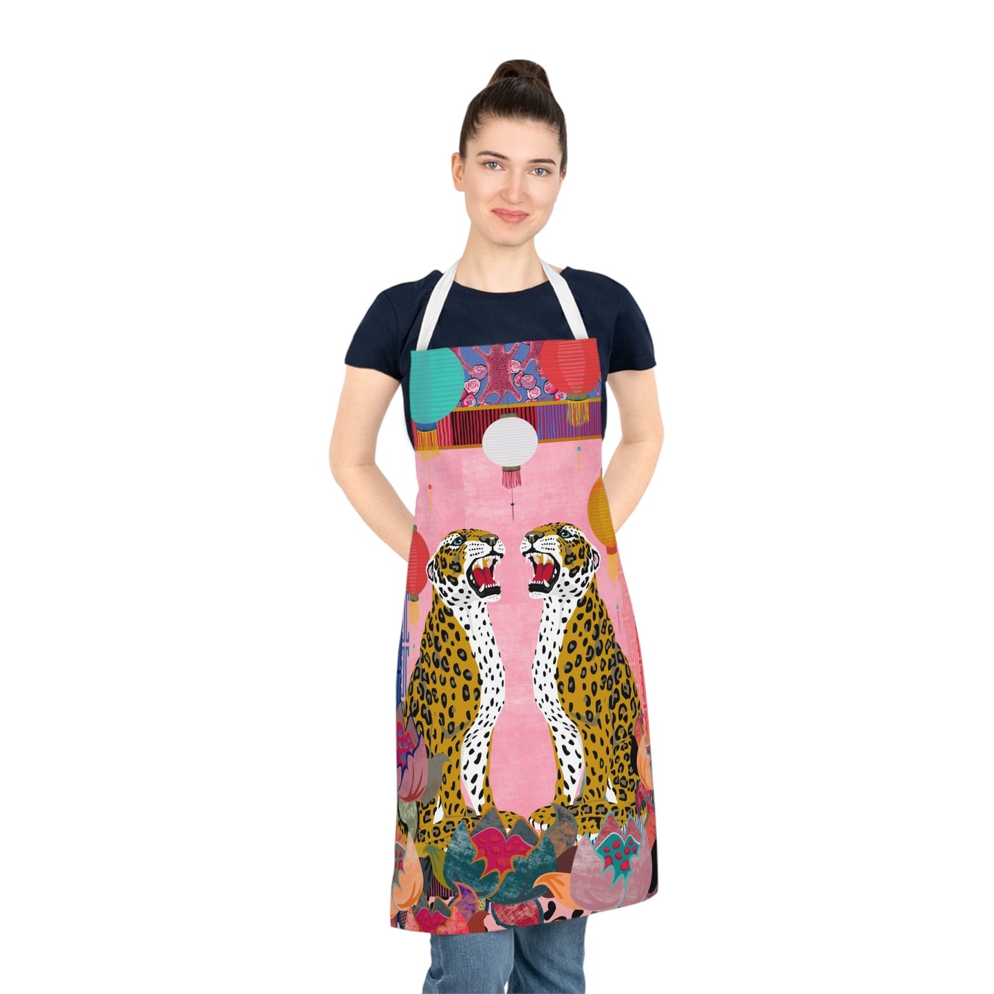 Festival Dreaming Leopards apron