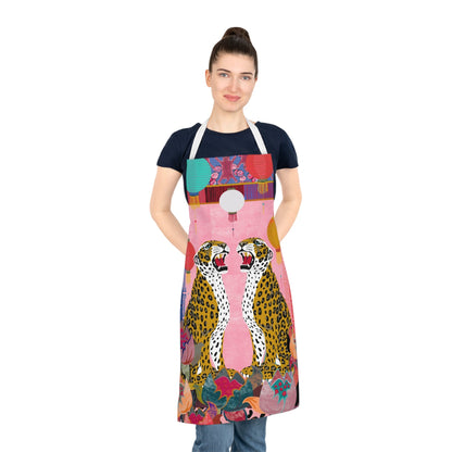 Festival Dreaming Leopards apron