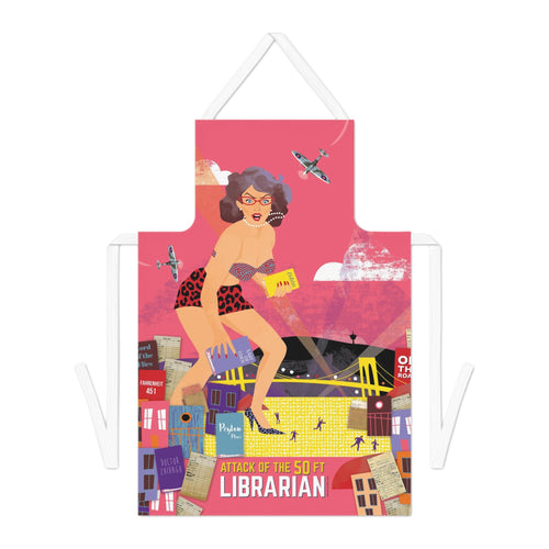 Attack of the 50 ft Librarian apron