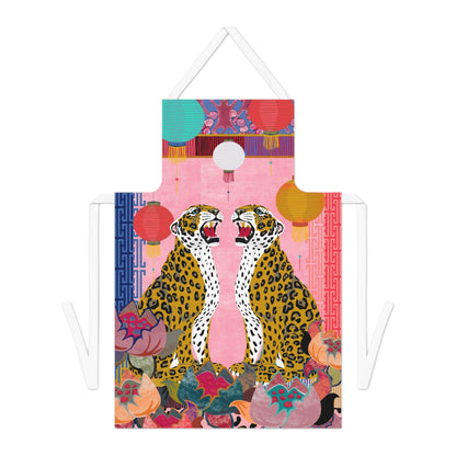 Festival Dreaming Leopards apron