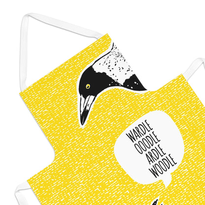 Magpie Talk apron