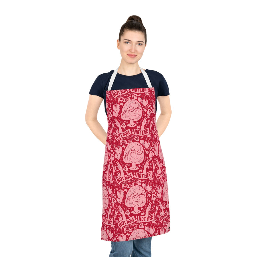 Not Now Not Ever apron