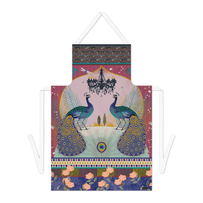 Peacock Paradise apron