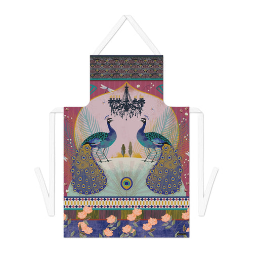 Peacock Paradise apron