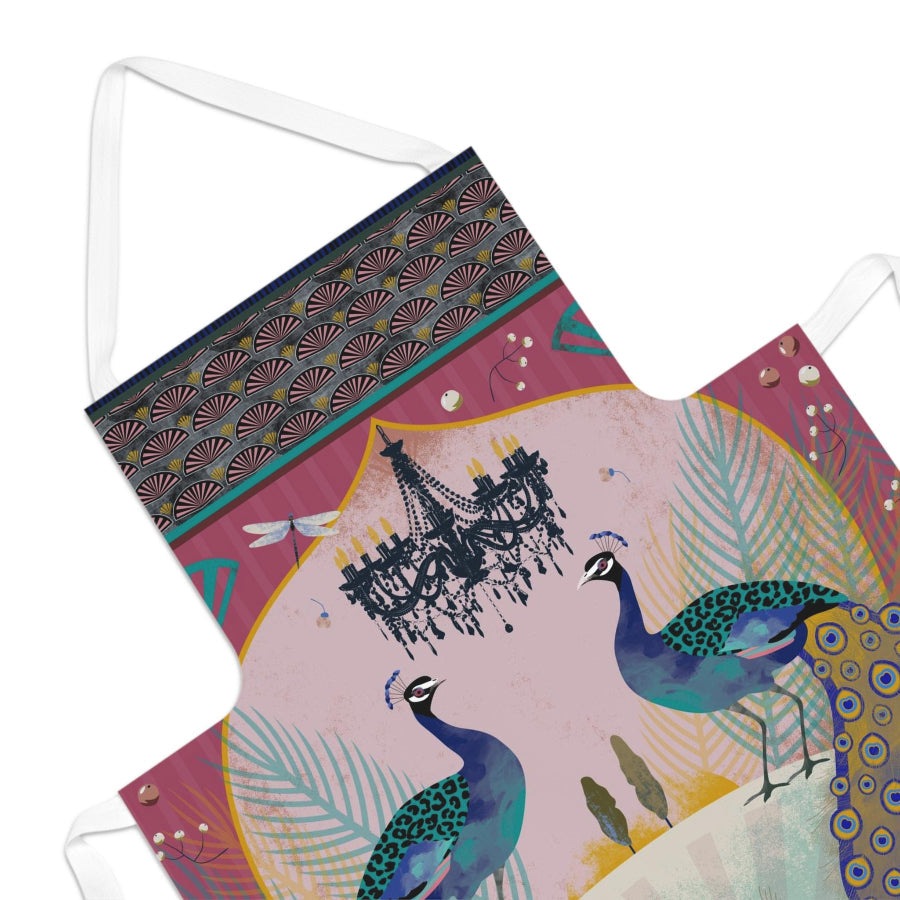 Peacock Paradise apron